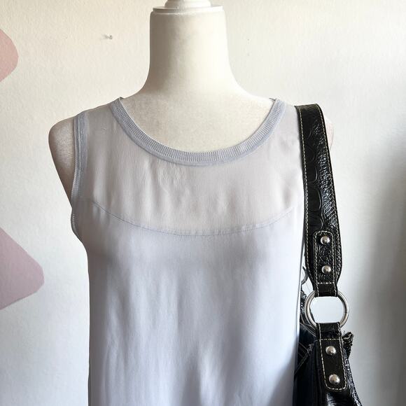 Vince 100% Silk Tank Top, Quiet Luxury Minimalist Office Chic Luxe Medium - Picture 2 of 8
